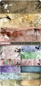 Stock Photo: Collection grunge banners