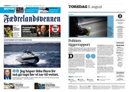 Fædrelandsvennen – 08. august 2019