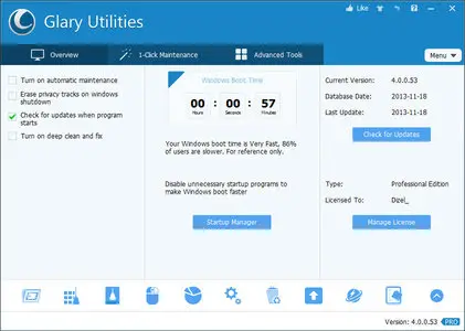 Glary Utilities Pro 5.34.0.54 Multilingual + Portable
