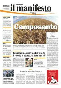 il Manifesto - 15 Settembre 2016