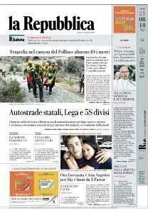 la Repubblica - 21 Agosto 2018