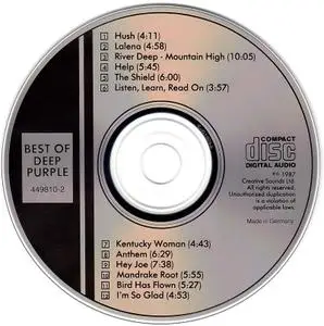 Deep Purple - The Best Of Deep Purple (1987)