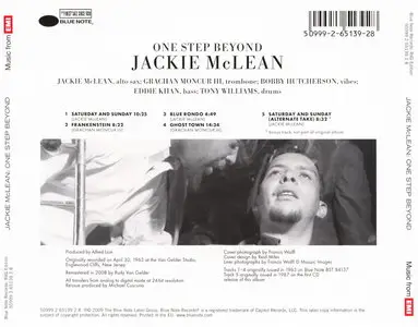 Jackie McLean - One Step Beyond (1963) {2009 BN Rudy Van Gelder Remaster}