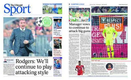 The Herald Sport (Scotland) – October 20, 2017