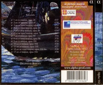 Gabriel Fauré - Barcarolles - Delphine Bardin (2010)