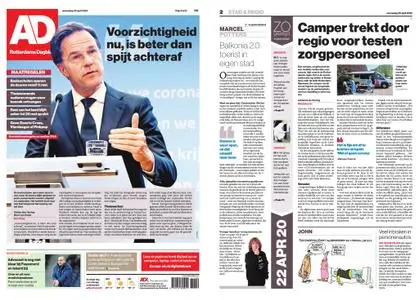 Algemeen Dagblad - Hoeksche Waard – 22 april 2020