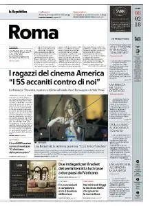 la Repubblica Roma - 8 Febbraio 2018