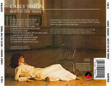Carly Simon - Boys In The Trees (1978) Remastered Reissue, HDCD