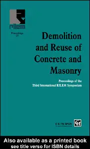 Demolition and Reuse of Concrete and Masonry [Repost]