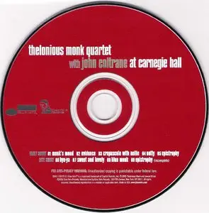 Thelonious Monk Quartet with John Coltrane - At Carnegie Hall (2005) (Blue Note) **[RE-UP]**