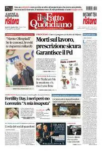 Il Fatto Quotidiano - 22 Settembre 2016