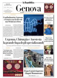 la Repubblica Genova - 29 Febbraio 2024