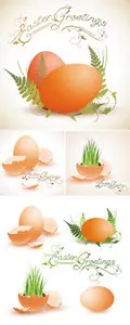 Easter Eggs Vector