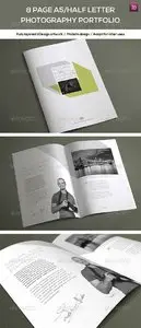 GraphicRiver 8 Page A5/Half Letter Photography Portfolio