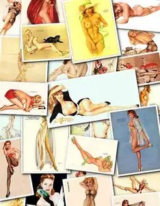 Pin-up art by Alberto Vargas