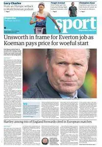 The Guardian Sports supplement  24 October 2017