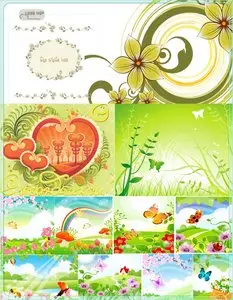 Summer vector
