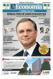 Corriere della Sera L'Economia – 22 ottobre 2018