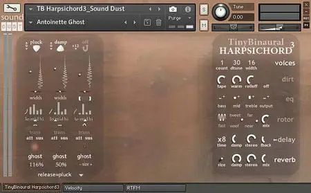 Sound Dust - Tiny Binaural Harpsichord3 KONTAKT