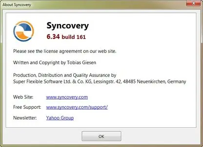 Syncovery 6.34 Build 161