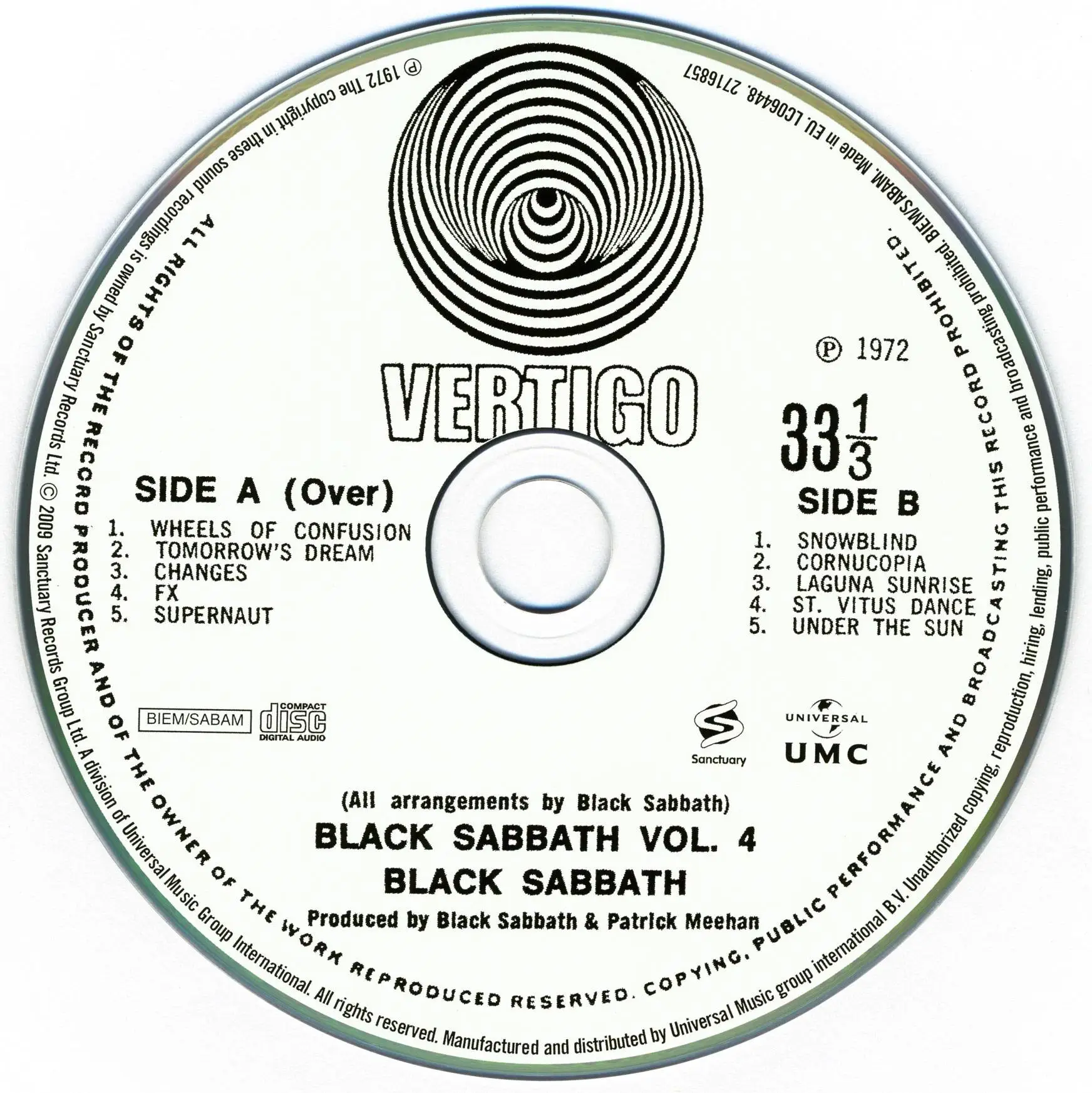 Black sabbath vol