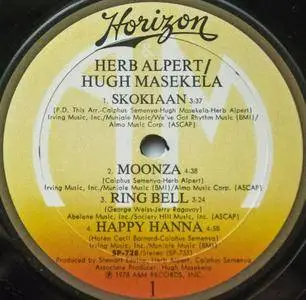Herb Alpert and Hugh Masekela - Herb Alpert & Hugh Masekela (1978) [VINYL]