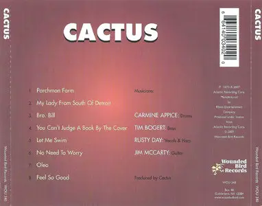 Cactus - Cactus (1970) [2007, Wounded Bird Records WOU 340]