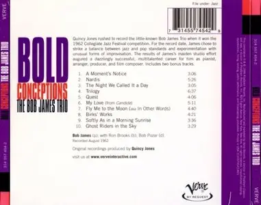 Bob James Trio - Bold Conceptions (1962) [Repost]
