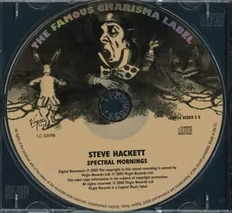 Steve Hackett - Spectral Mornings (1979) [2005, Remastered] Repost