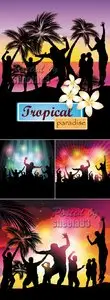 Music Party People Vector
