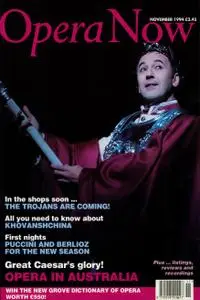 Opera Now - November 1994