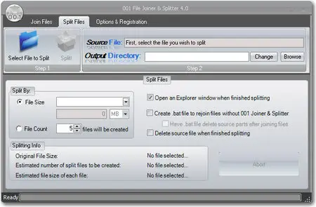 001 File Joiner and Splitter 4.0.5.0 Portable