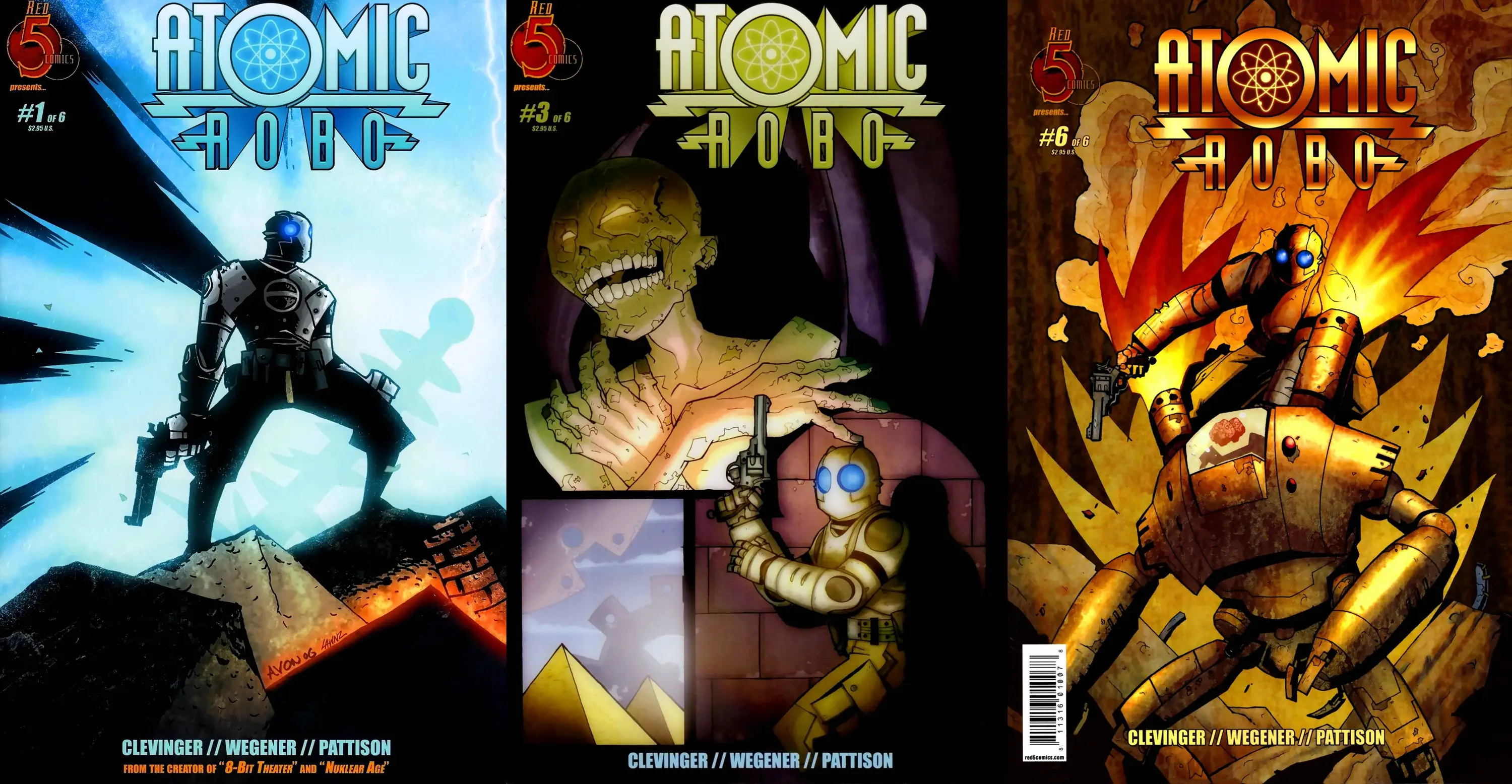 Atomic Robo #1-6 (2007) (Digital) Complete