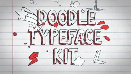 Doodle Typeface Kit - Project for After Effects (VideoHive)