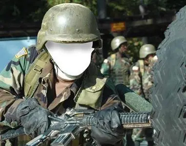 Soldier - Template for Photoshop