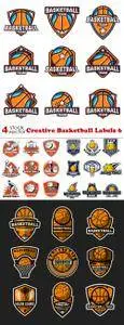 Vectors - Creative Basketball Labels 6