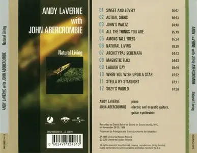 Andy LaVerne / John Abercrombie - Natural Living (1990) {Universal}