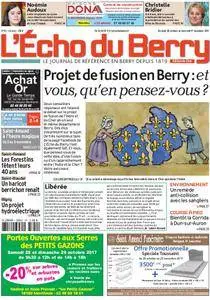 L'Echo du Berry (Édition du Cher) - 26 octobre 2017