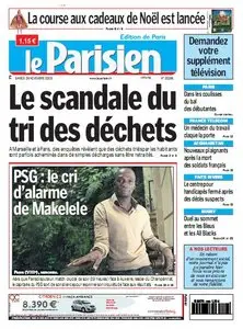 Le Parisien du Samedi 28 novembre 2009