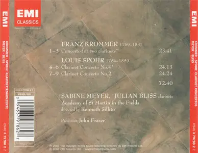 Sabine Meyer, Julian Bliss - Krommer & Spohr: Clarinet Concertos (2007) [Repost, upgrade]