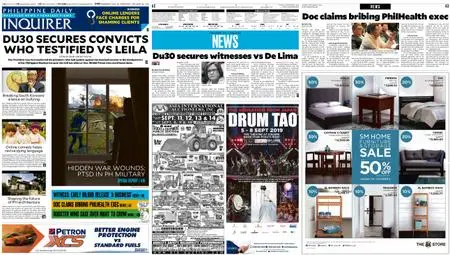 Philippine Daily Inquirer – September 07, 2019