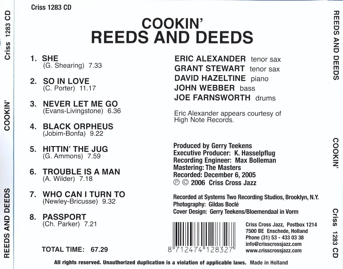 Reeds & Deeds - Cookin' (2006)
