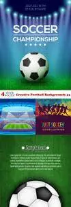 Vectors - Creative Football Backgrounds 33