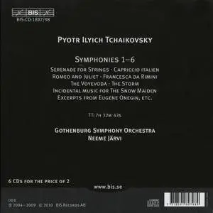 Tchaikovsky - Orchestral works including Symphonies 1-6 (Neeme Jarvi, Gothenburg Symphony Orchestra) (2011) (6CD Box Set)
