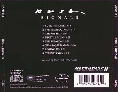 Rush - Signals (1982) [MFSL, UDCD 614]