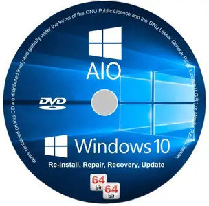 Windows 10 22H2 build 19045.7058 Aio 16in1 Multilingual (x64) Preactivated March 2026