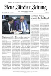 Neue Zürcher Zeitung International - 25 März 2026