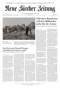 Neue Zürcher Zeitung International - 29 Januar 2026