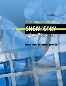 Introduction to Chemistry Lab Manual