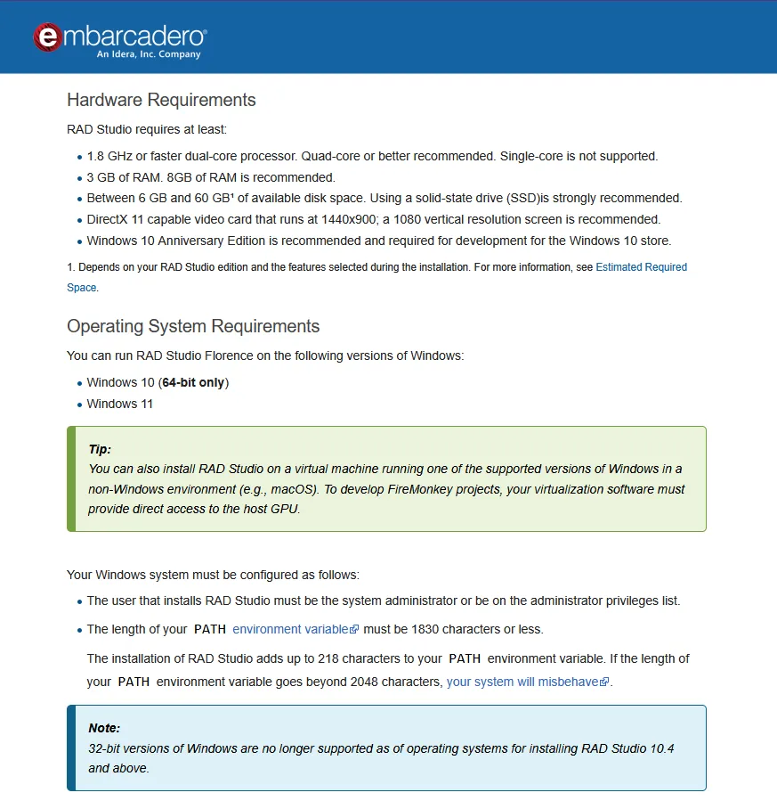 Embarcadero RAD Studio 13 October Cumulative Patch 2.0